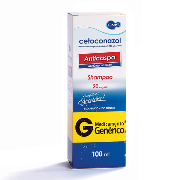 Cetoconazol Shampoo Dermatológico 100ml Ems