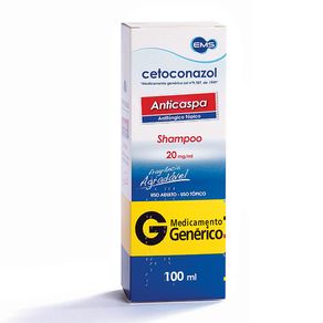 Cetoconazol Shampoo Dermatológico 100Ml Ems