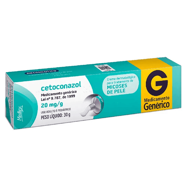 Cetoconazol Creme Dermatológico 30g Medley