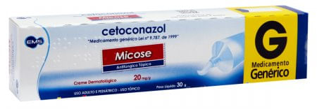 Cetoconazol Creme Dermatológico 30g Ems