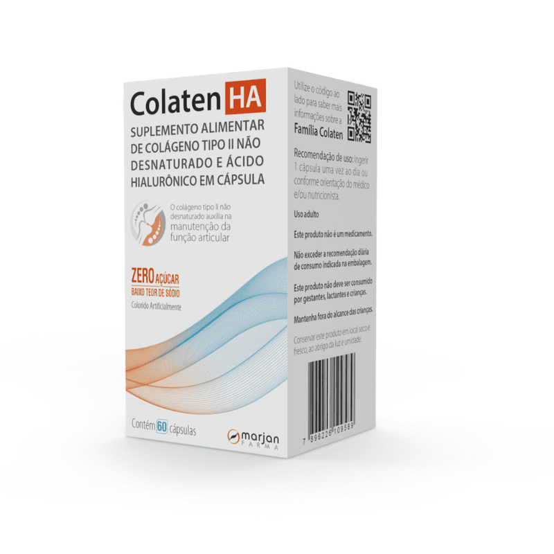 Suplemento Alimentar Colaten Ha 60 Cápsulas