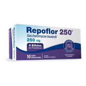 Repoflor 250Mg 10 Capsulas