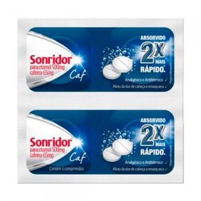 Sonridor Caf 500Mg/65Mg 4 Comprimidos Efervescentes