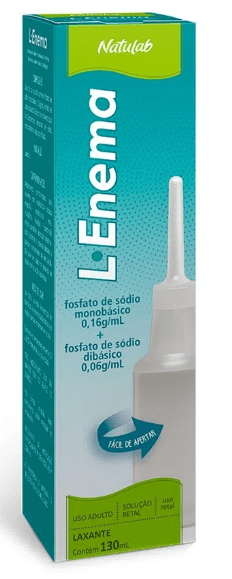 L-Enema 160mg/ml + 60mg/ml Solução de Uso Retal 130ml