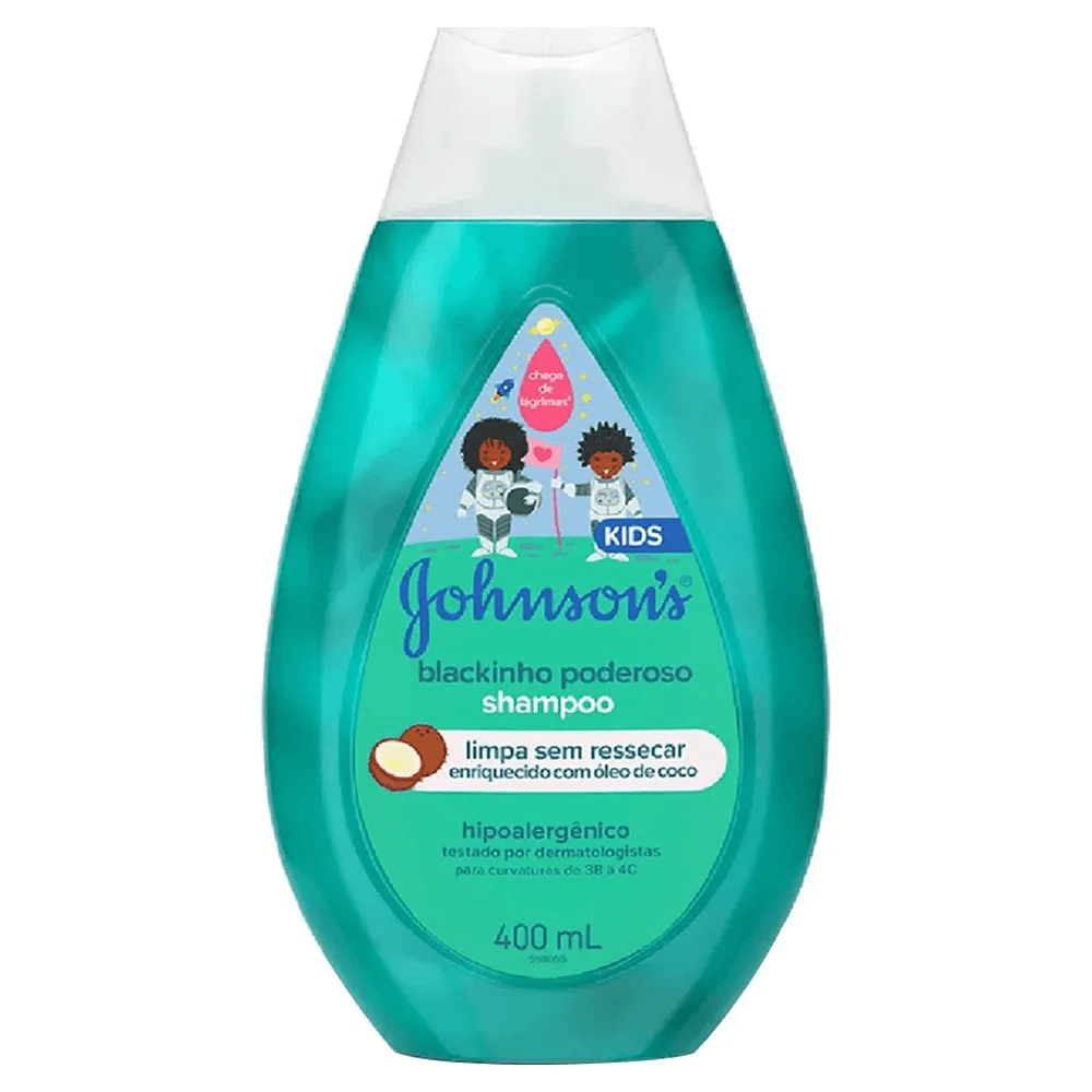 Shampoo Inf Johnson's Blackinho Poderoso 400ml