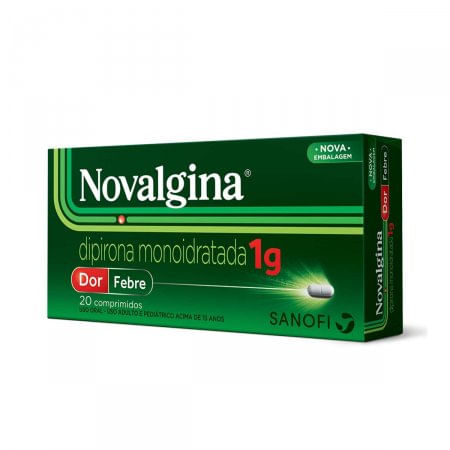 Novalgina 1g 20 Comprimidos