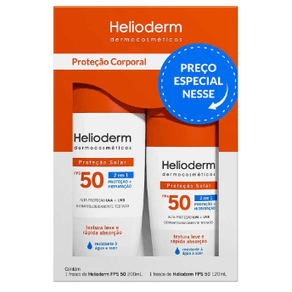 Kit Helioderm Corporal Fps50 200Ml+120Ml