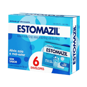 Estomazil Sem Sabor Pó Efervescente 6 Envelopes De 5G