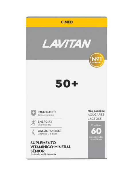 Lavitan Vit 50+ 60 Comprimidos Revestidos