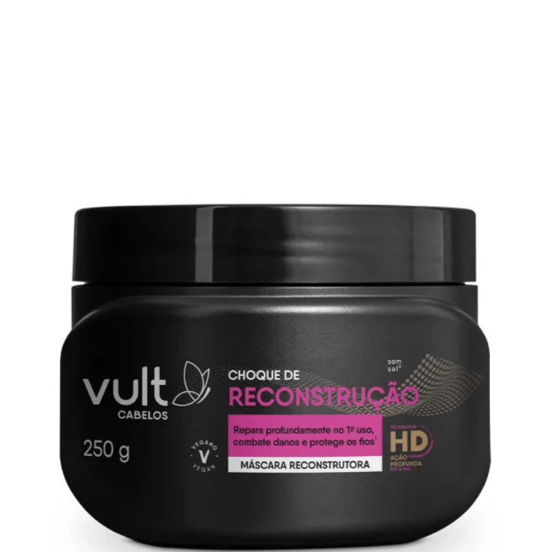 Mascara Capilar Vult Choque Reconstrucao 250ml