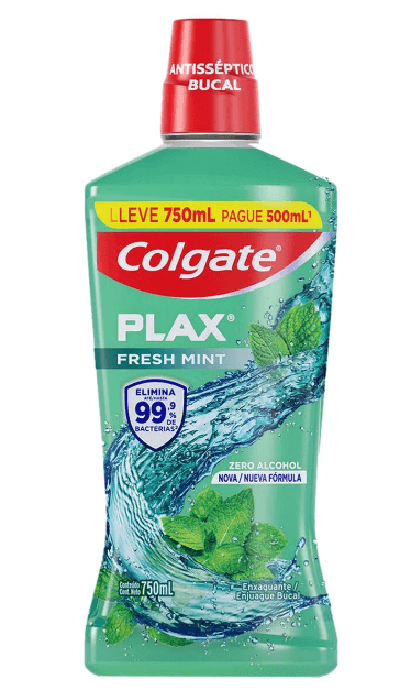 Enxaguante Bucal Colgate Plax Fresh Mint 750ml