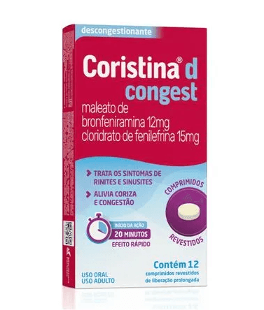 Coristina D Congest 12 Comprimidos