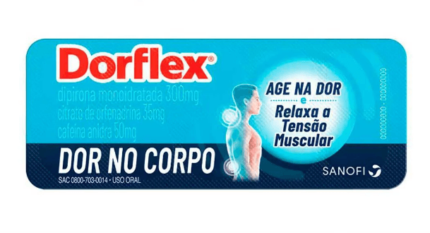 Analgésico Dorflex 300mg/35mg/50mg 10 Comprimidos