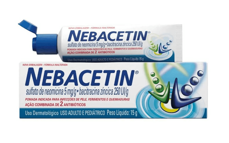 Nebacetin Pomada Dermatológica 15g