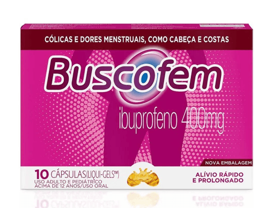 Buscofem 400mg 10 Cápsulas Moles