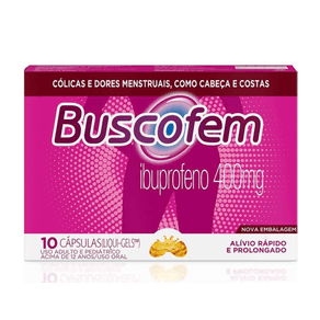 Buscofem 400Mg 10 Cápsulas Moles