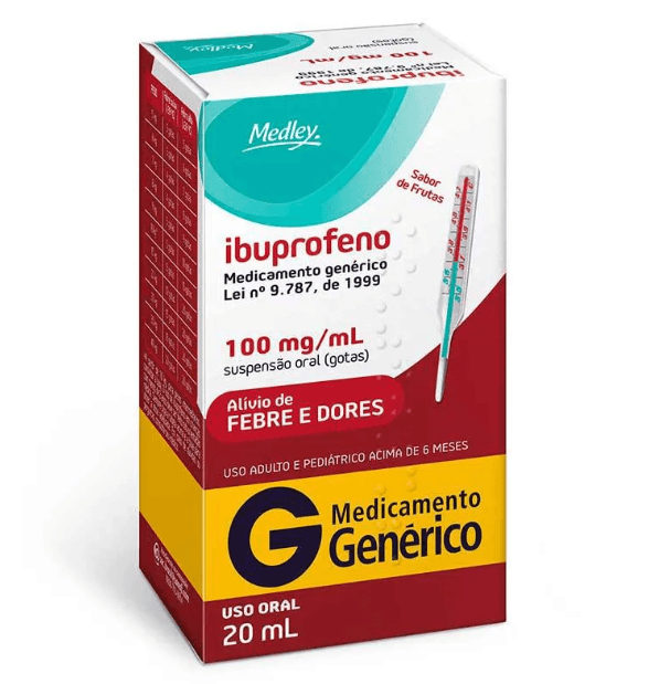 Ibuprofeno Suspensão Oral 20ml Medley