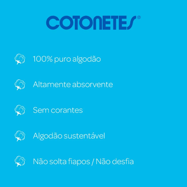 Hastes Flexíveis Johnson & Johnson Cotonetes 150 Unidades - Imagem 2