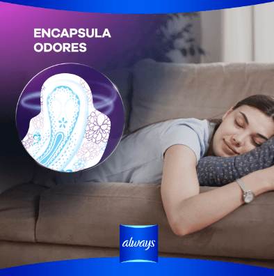 Absorvente Always Noites Tranquilas Suave Com Abas 16 Unidades - Imagem 3