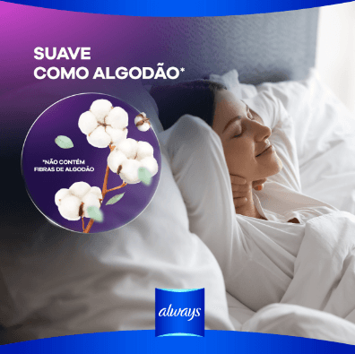 Absorvente Always Noites Tranquilas Suave Com Abas 16 Unidades - Imagem 4