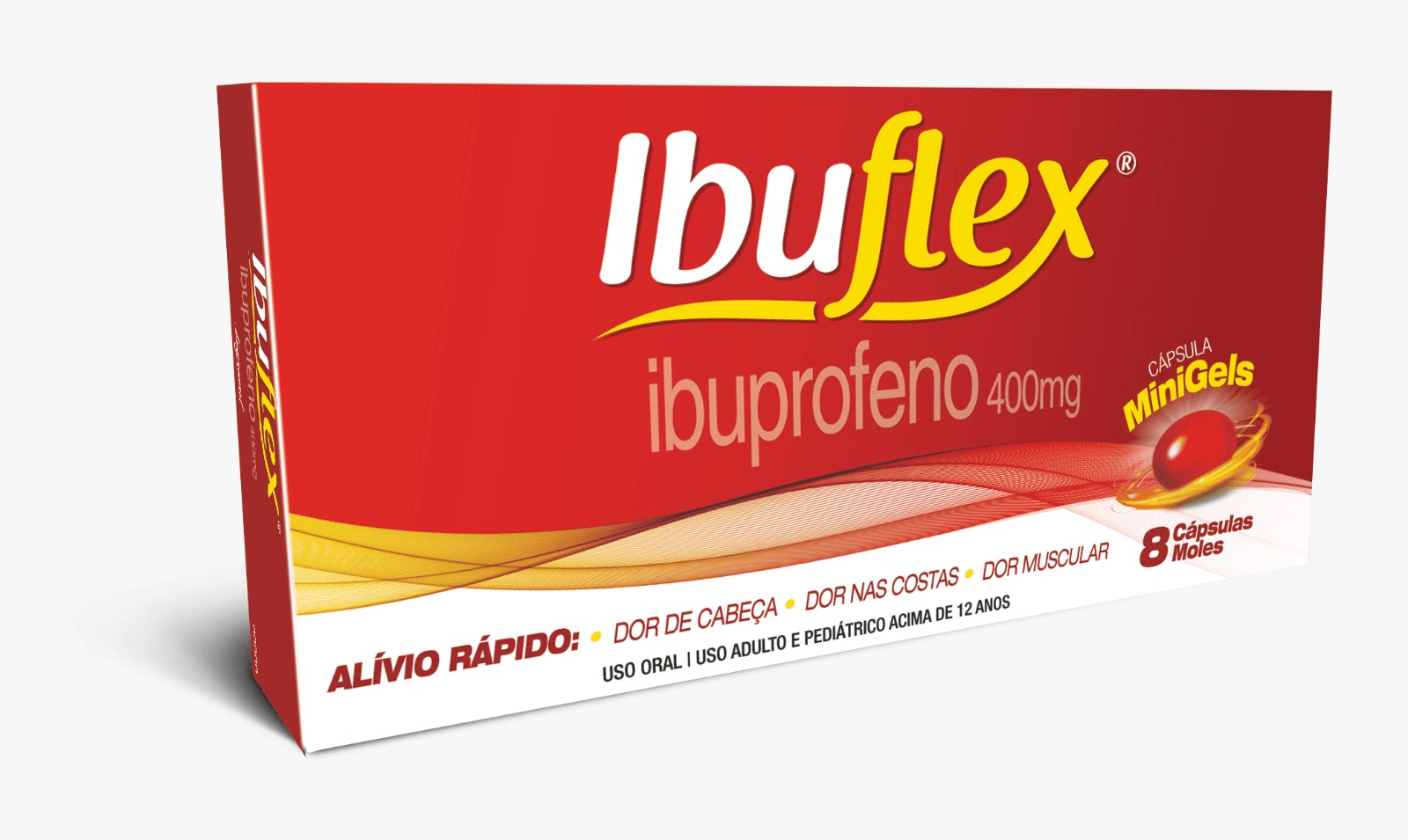 Ibuflex 400mg 8 Cápsulas