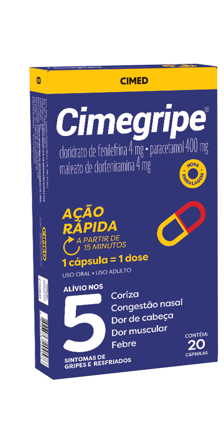 Cimegripe 20 Cápsulas