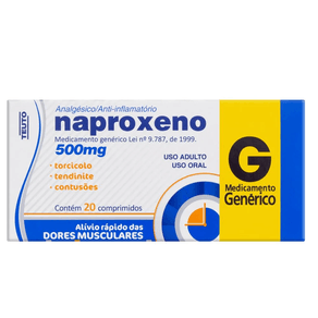 Naproxeno 500Mg 20 Comprimidos Teuto