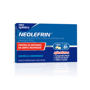 Neolefrin Neo Química 20 Comprimidos
