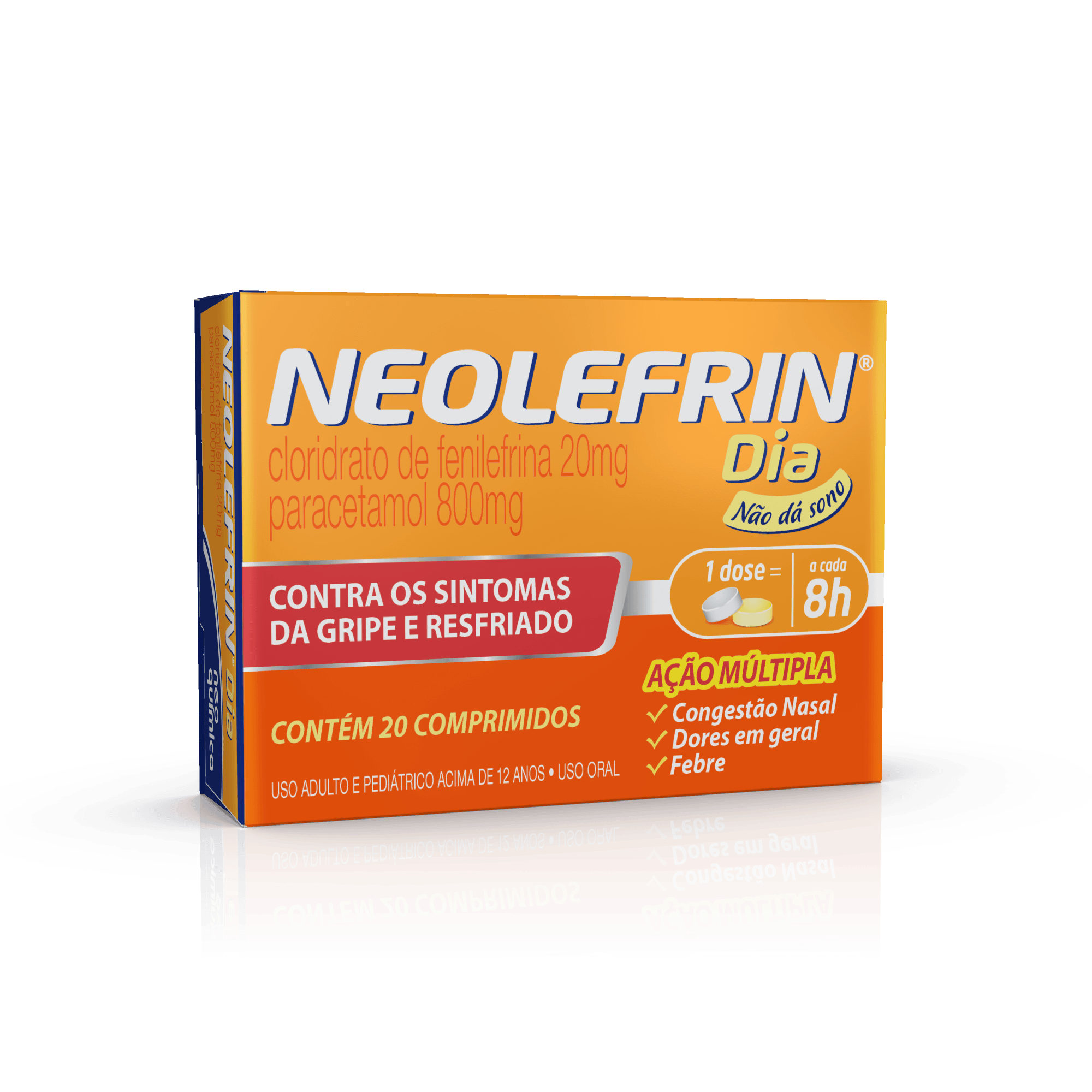 Neolefrin Dia Neo Química 20 Comprimidos