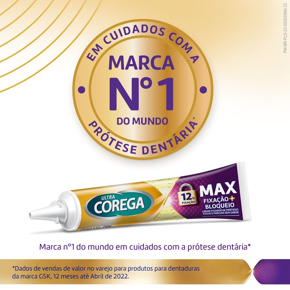 Fixador De Dentadura Corega Ultra Sem Sabor 40g - Imagem 6