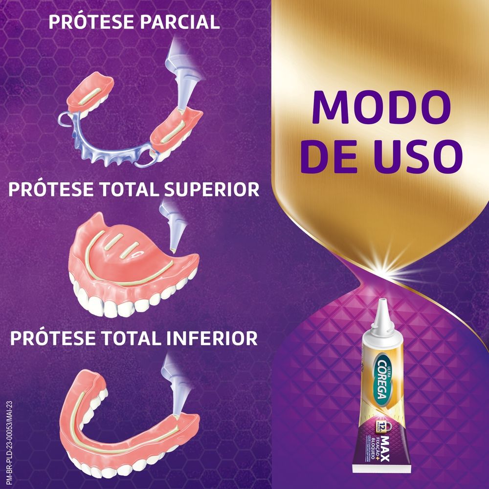 Fixador De Dentadura Corega Ultra Sem Sabor 40g - Imagem 7