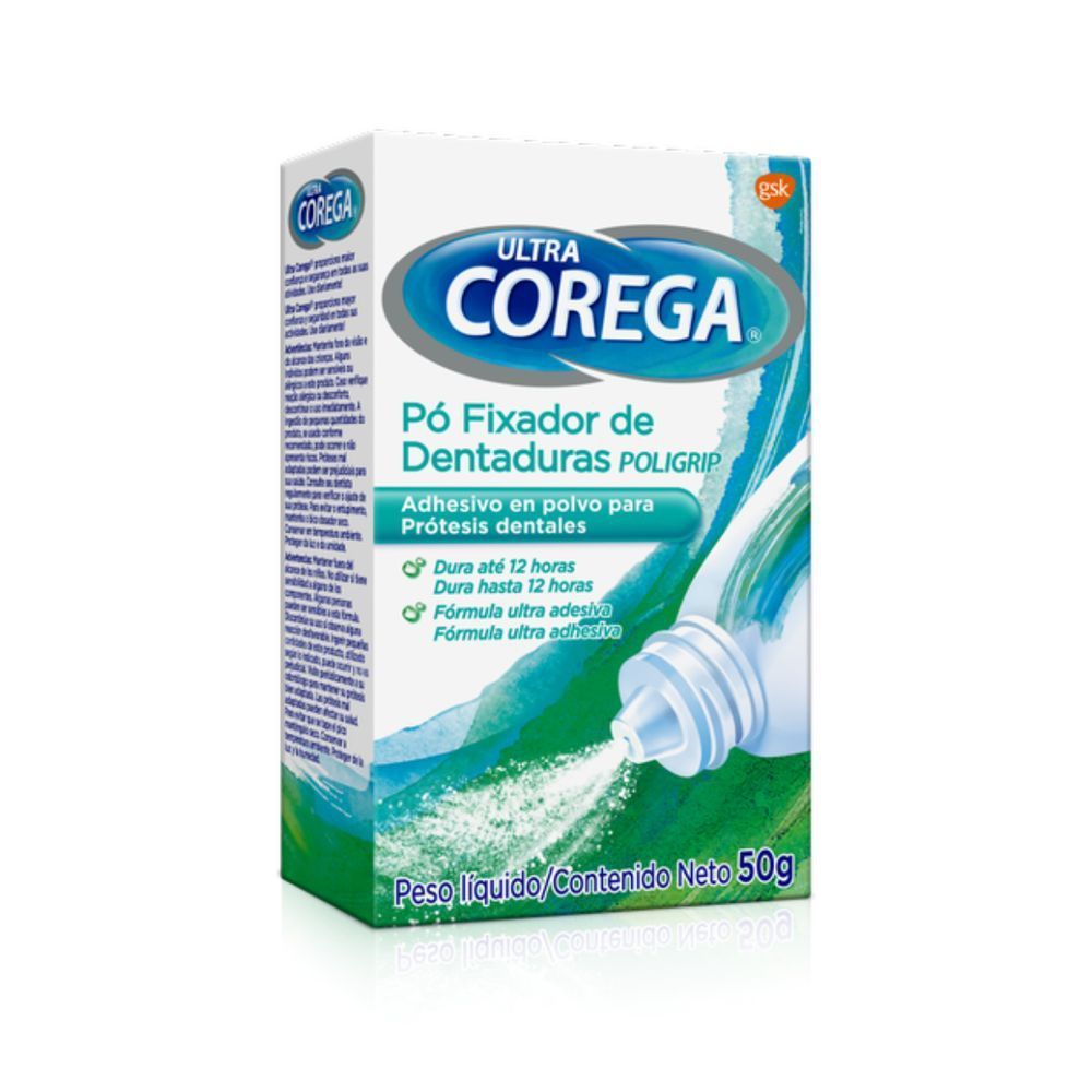 Pó Fixador De Dentadura Corega Ultra 50g