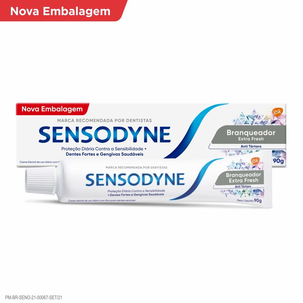 Creme Dental Sensodyne Branqueador Extra Fresh 90g