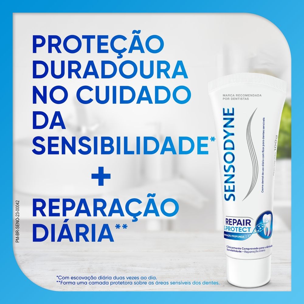 Creme Dental Sensodyne Repair & Protect 100g - Imagem 3