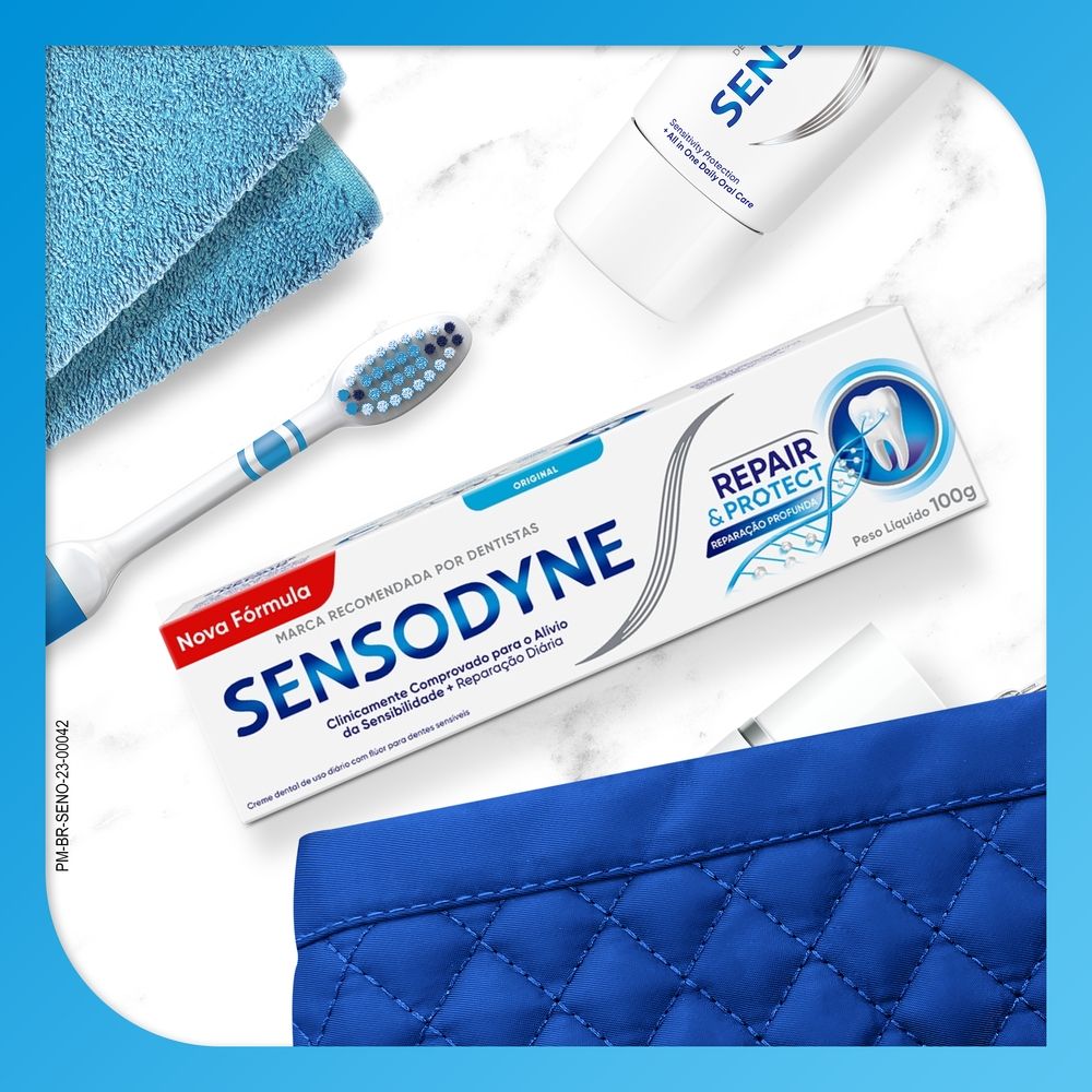 Creme Dental Sensodyne Repair & Protect 100g - Imagem 4