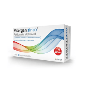 Vitergan Zinco 30 Comprimidos Revestidos