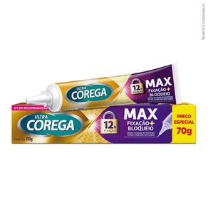 Fixador De Dentadura Ultra Corega Creme Leve 68G