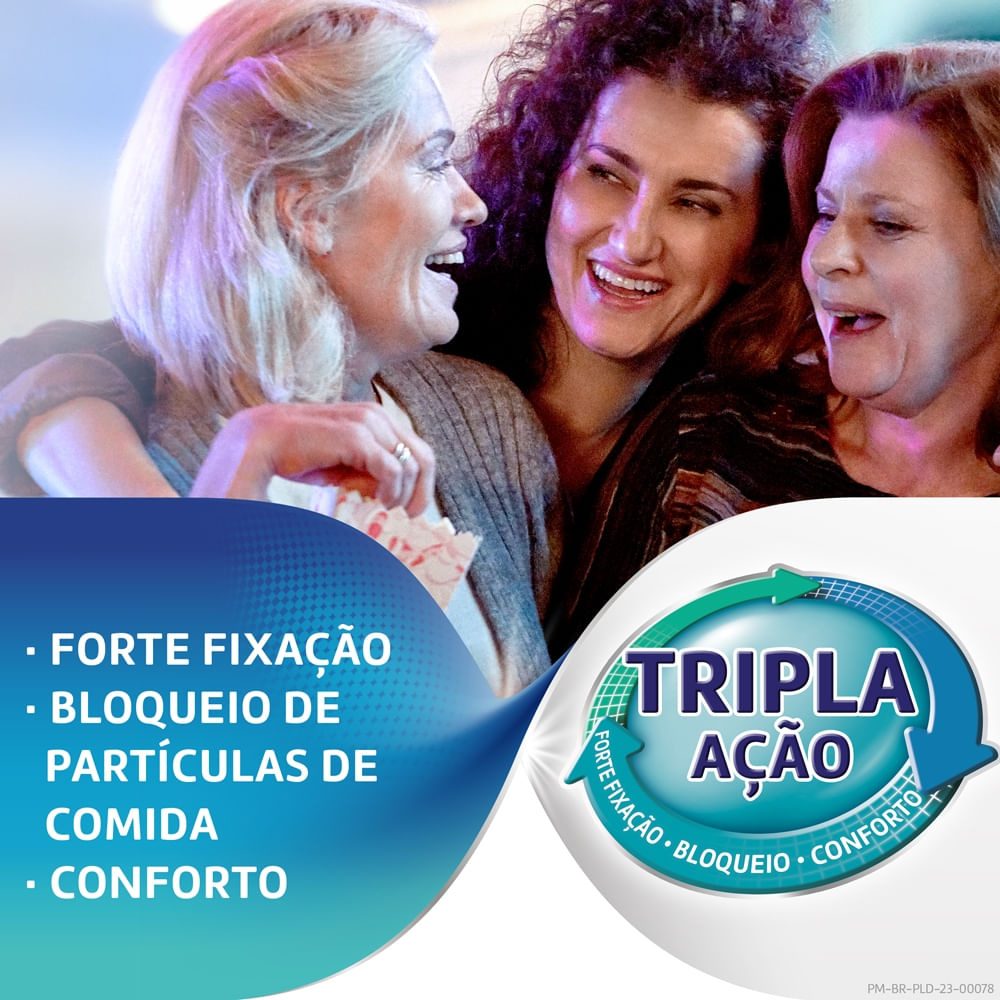 Fixador De Dentadura Ultra Corega Creme Sem Sabor 19g - Imagem 4