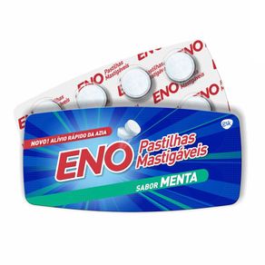 Eno Tabs Menta 750Mg 8 Pastilhas Mastigáveis