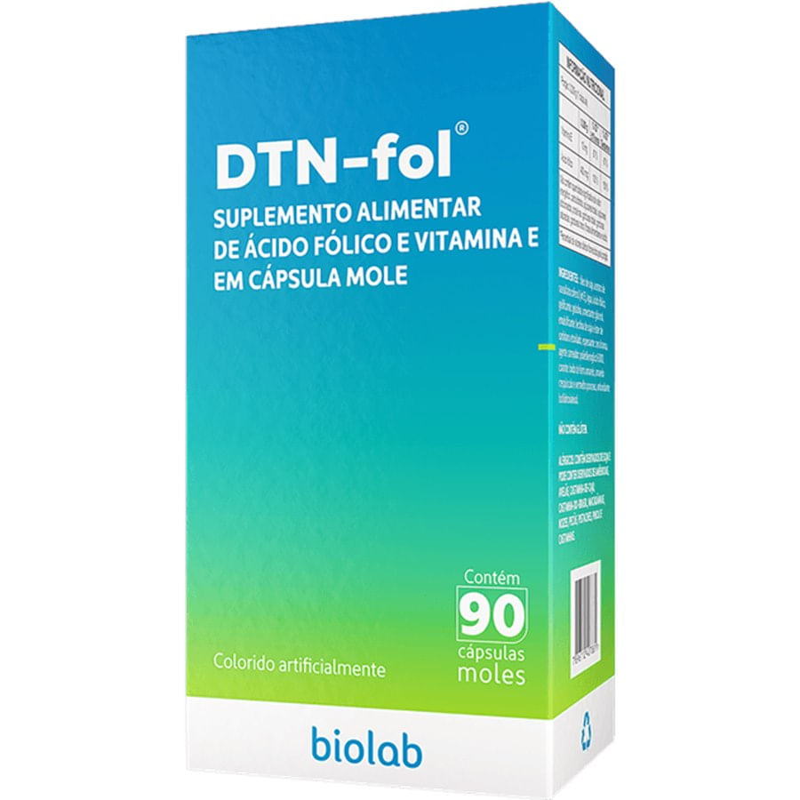 Dtn-fol 400mcg/10mg 90 Cápsulas Moles
