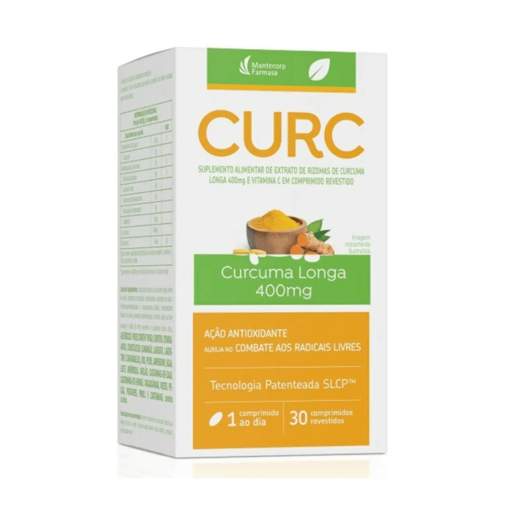 Curc 400mg Com 30 Comprimidos