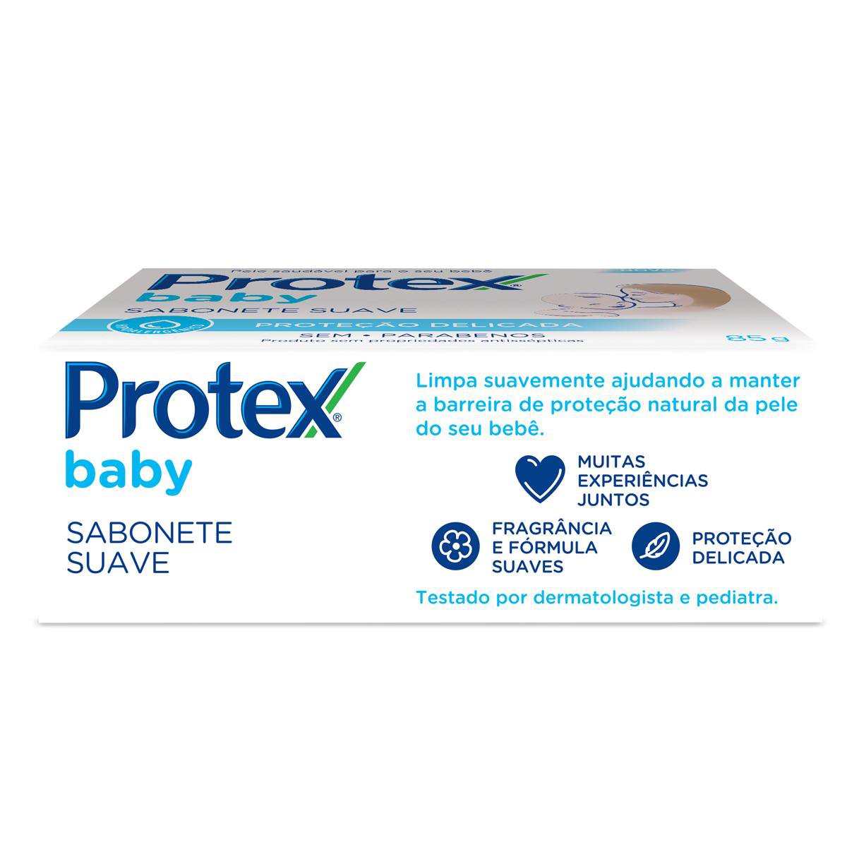 Sabonete Em Barra Infantil Protex Baby 85g - Imagem 3
