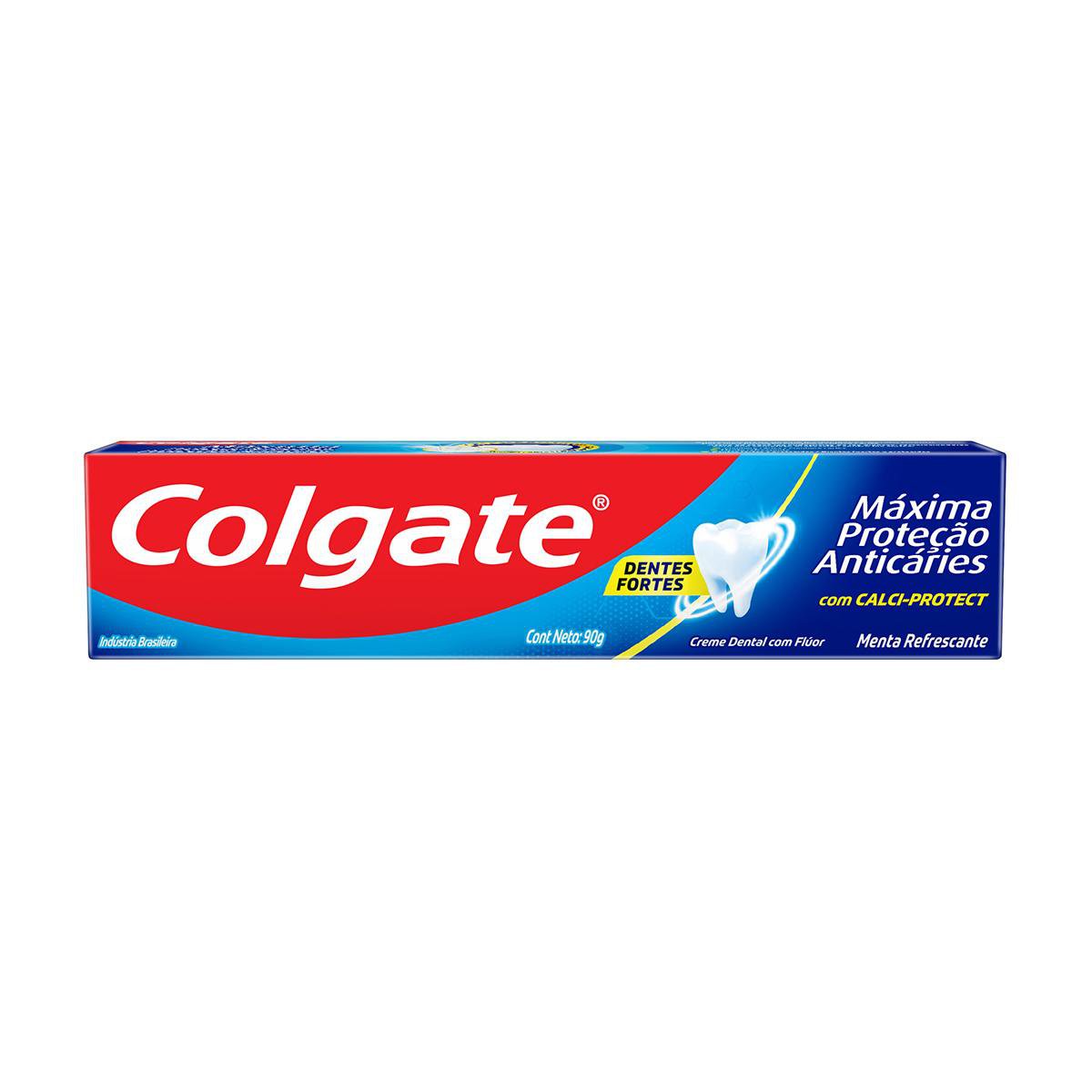 Creme Dental Colgate Máxima Proteção Anticáries 90g