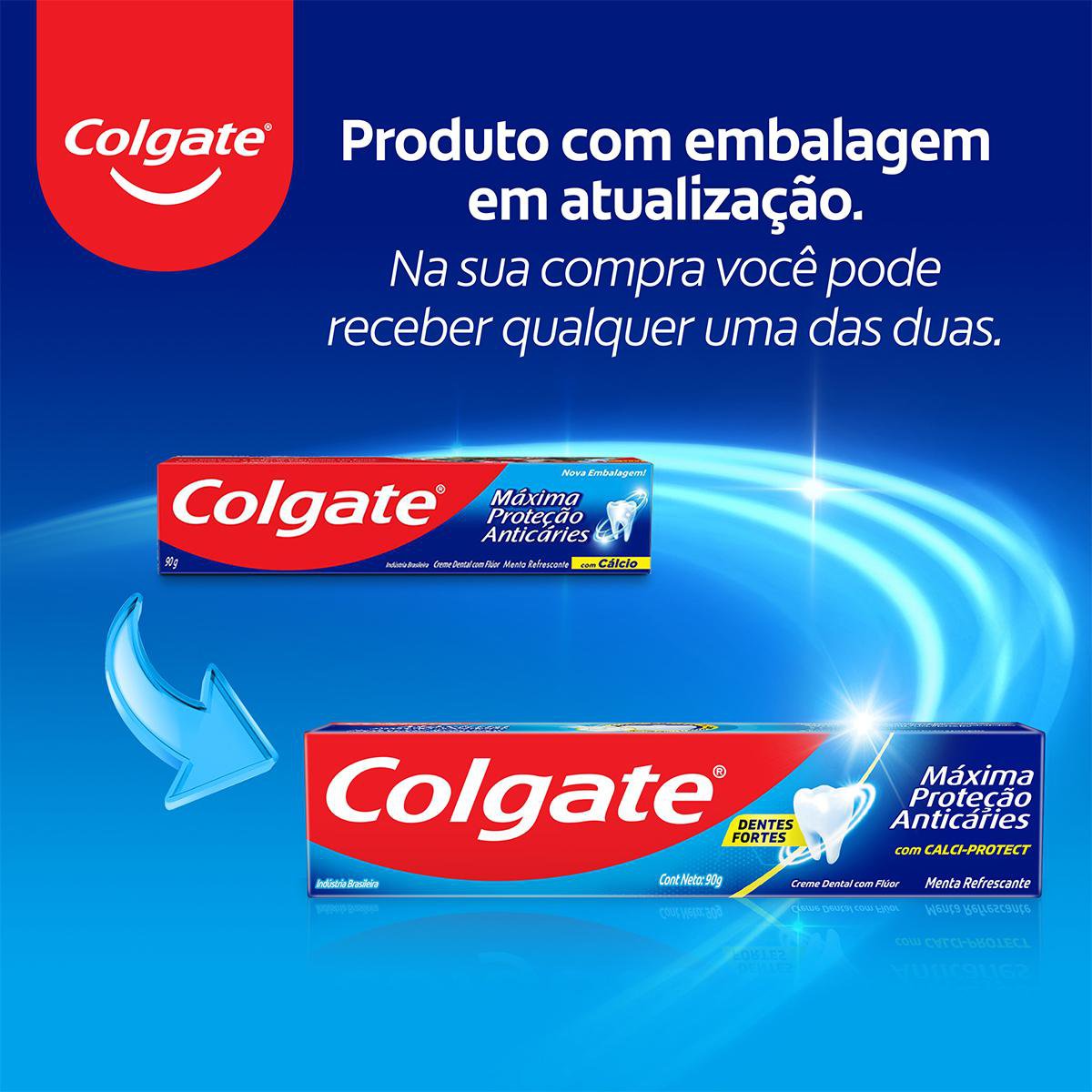 Creme Dental Colgate Máxima Proteção Anticáries 90g - Imagem 4