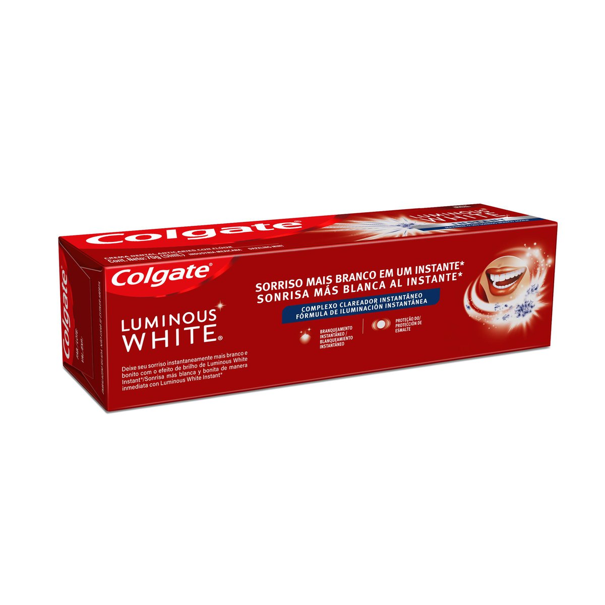 Creme Dental Colgate Luminous White Instant 70g - Imagem 2