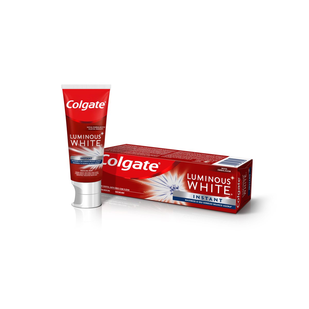Creme Dental Colgate Luminous White Instant 70g - Imagem 3