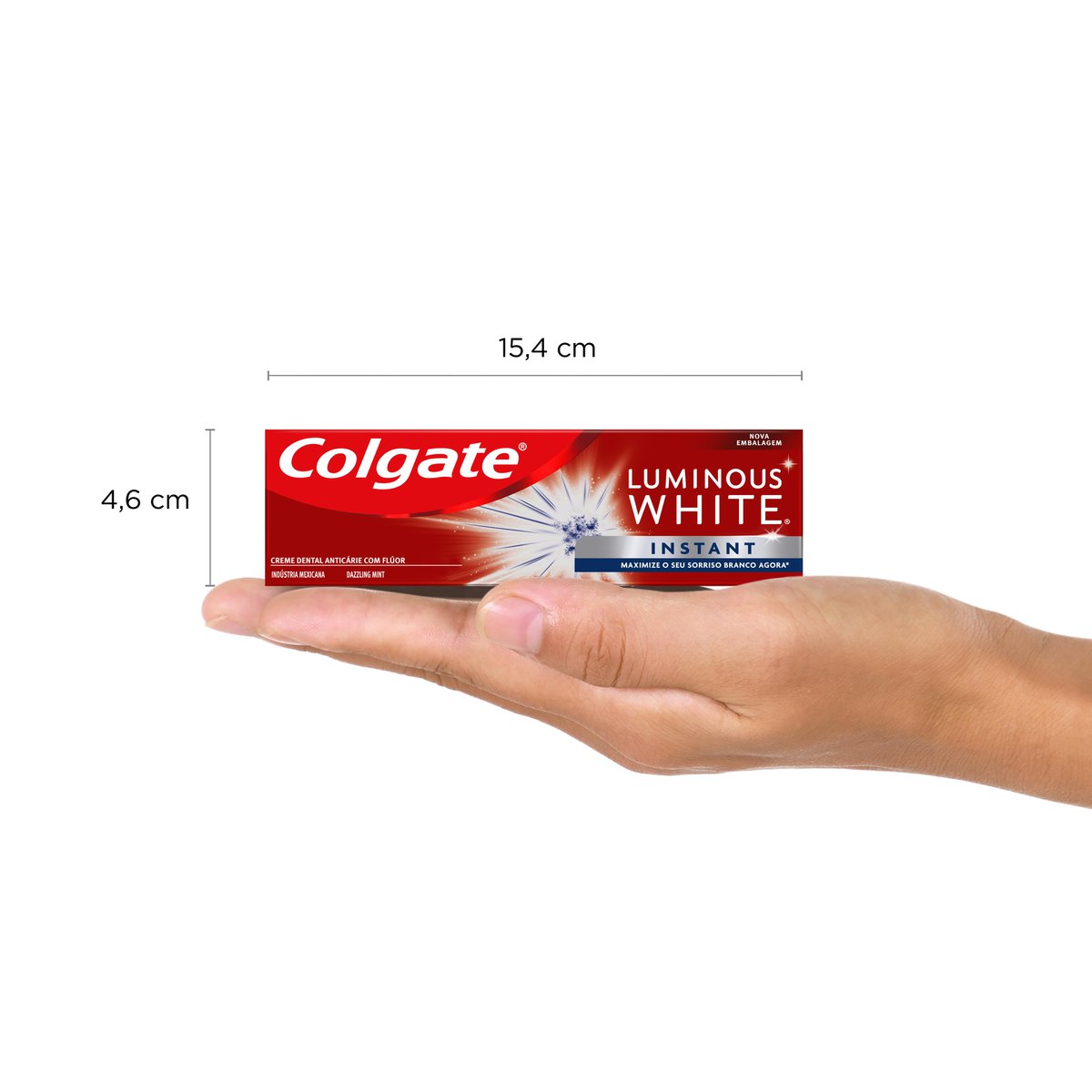 Creme Dental Colgate Luminous White Instant 70g - Imagem 5