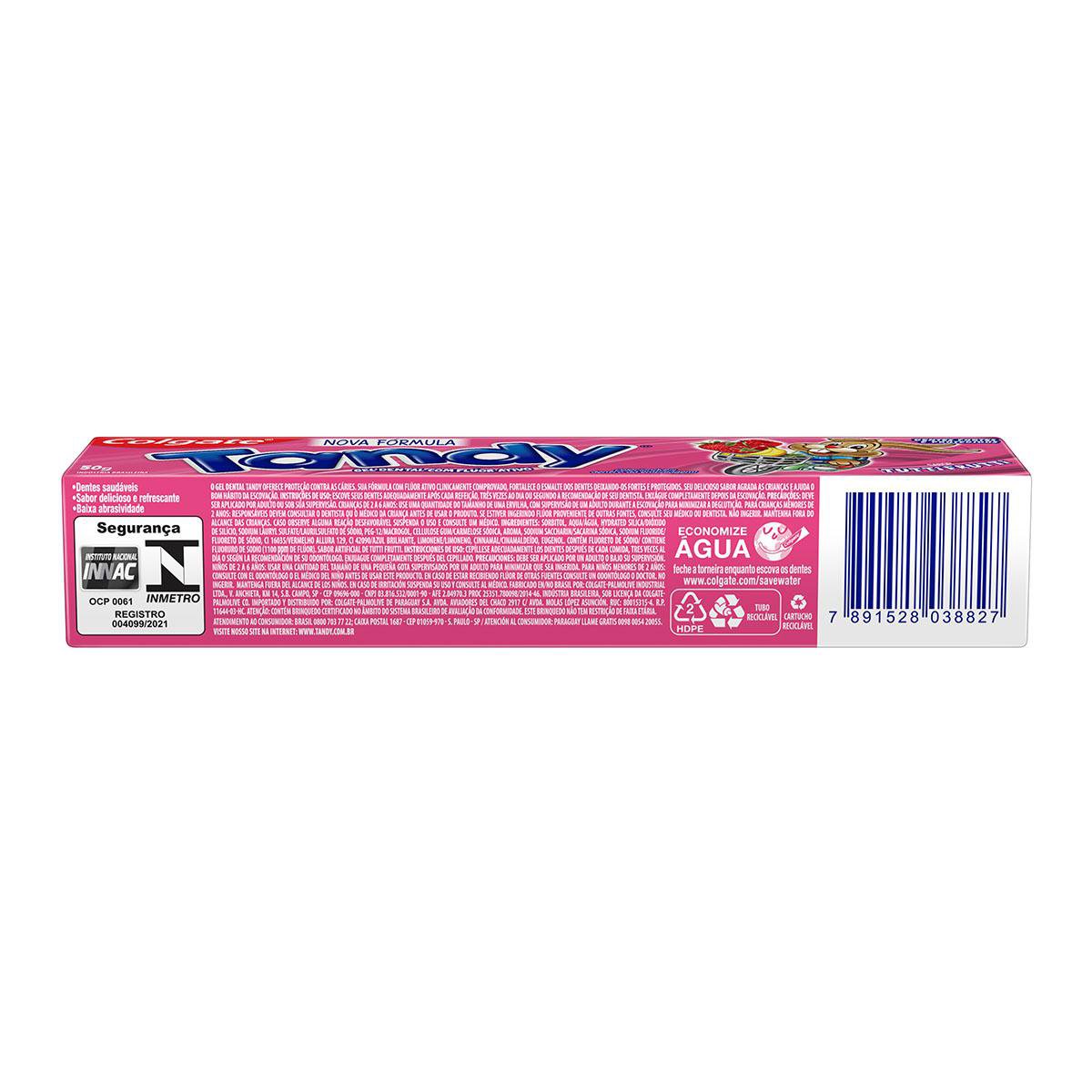 Creme Dental Infantil Tandy Tutti-frutti 50g - Imagem 3