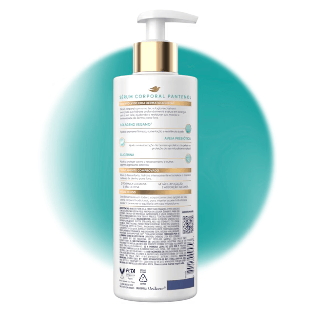Sérum Corporal Dove Pantenol + Dermo Reparador 380ml - Imagem 2