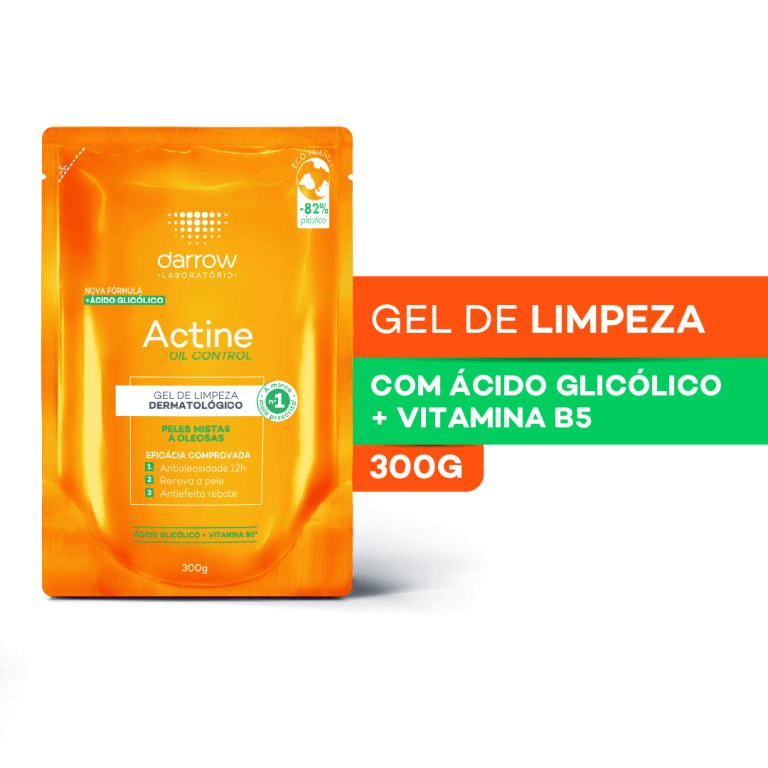 Refil Gel De Limpeza Facial Actine Oil Control 300g - Imagem 2